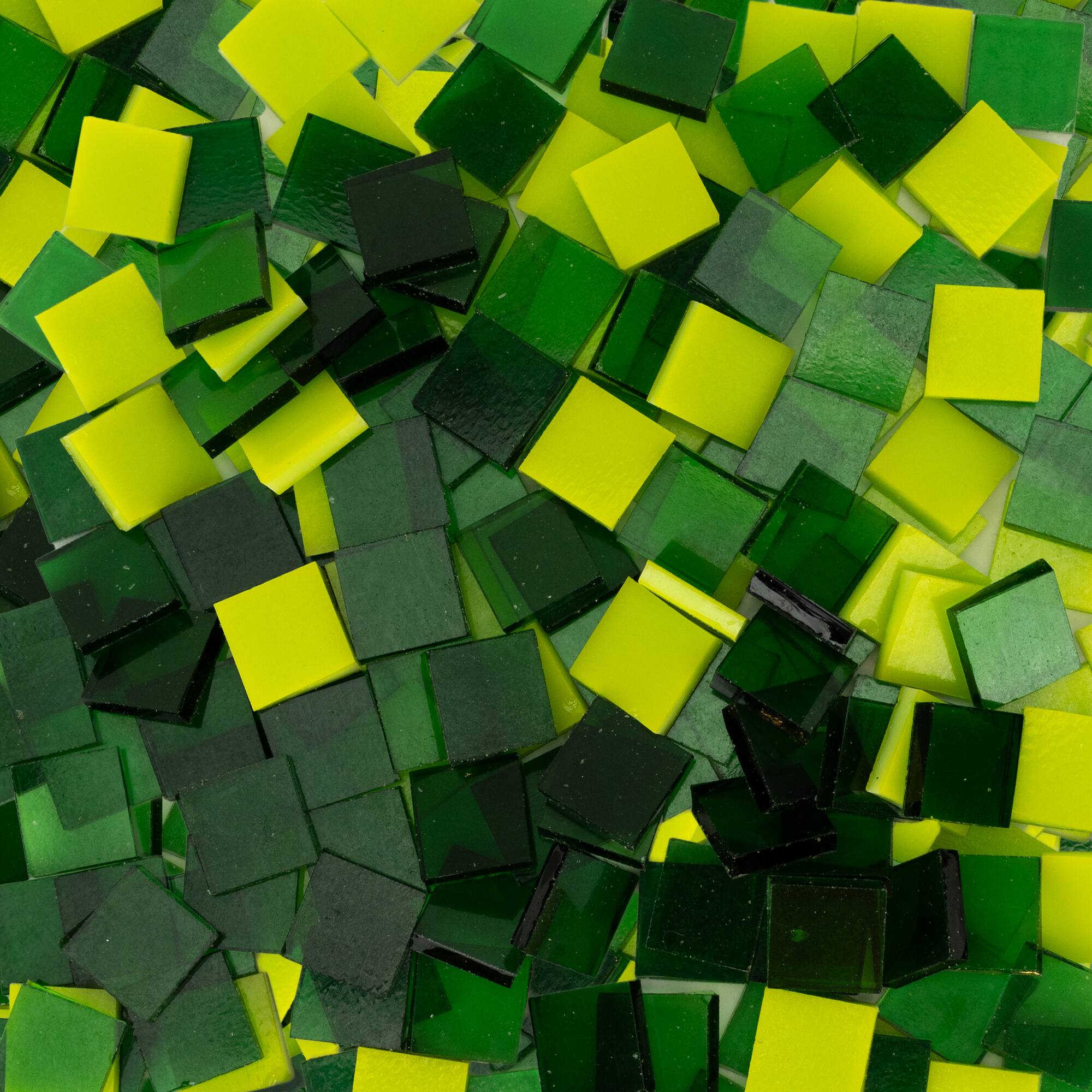 Small Mosaic Stained Glass Squares